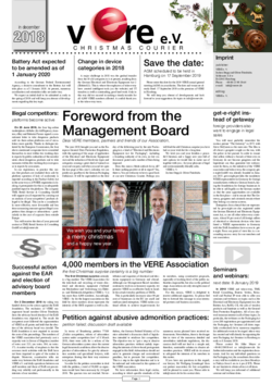 VERE e.V. Christmas Courier 2018